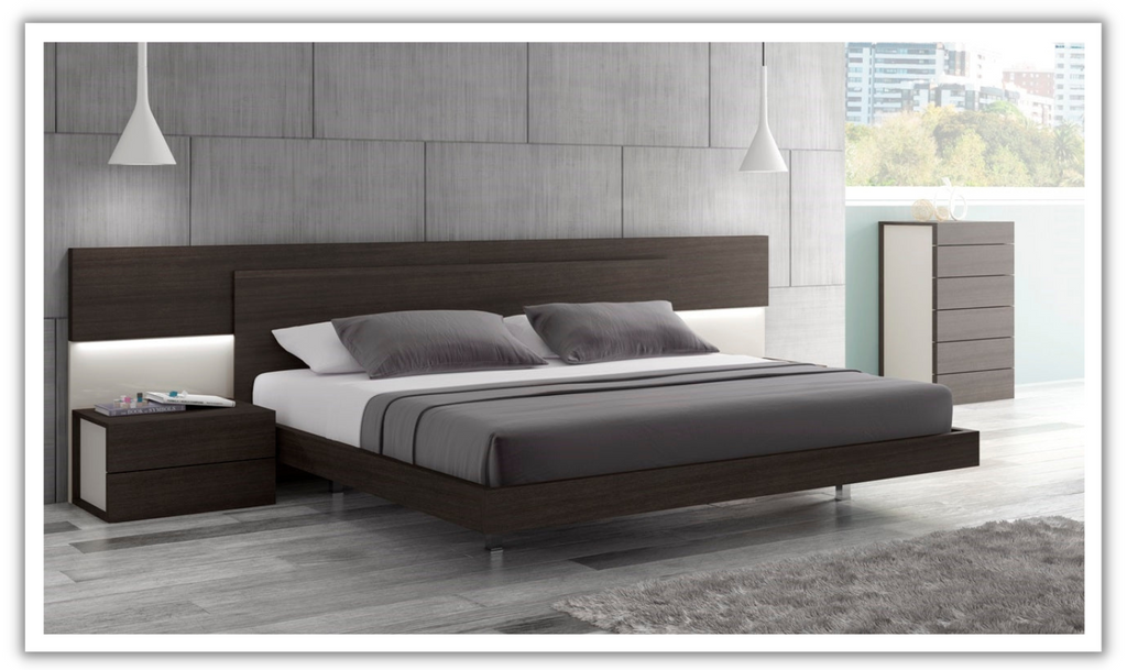 Buy Jennifer Italia Backstage Panel Wooden Bed In Gray Online
