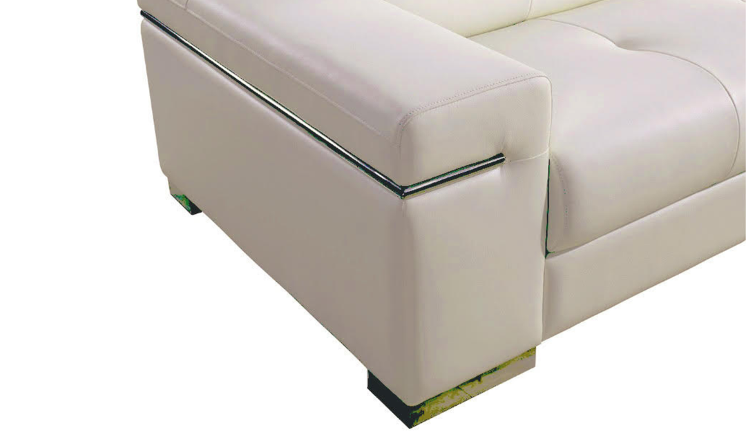 Jennifer Italia Improviste 3-Seater Leather Sofa with Adjustable Headrest