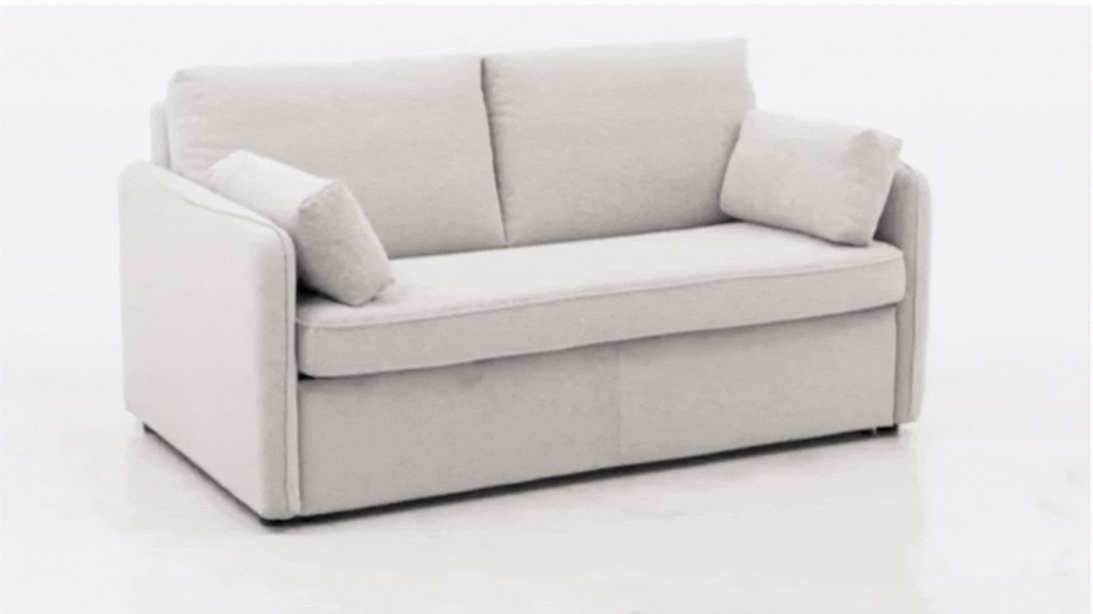 Jennifer Smart Full Fabric Sleeper Sofa With Memory Foam Mattress-Jennifer Furniture
