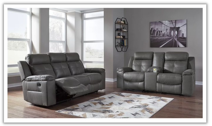 Jesolo Leather Recliner Living Room Set