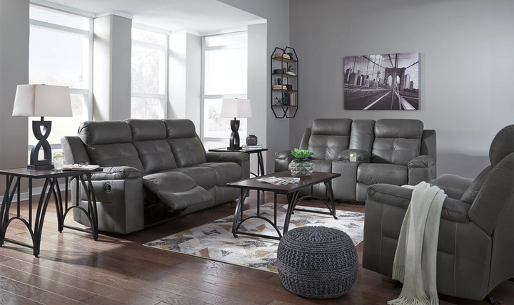 Jesolo Leather Recliner Living Room Set