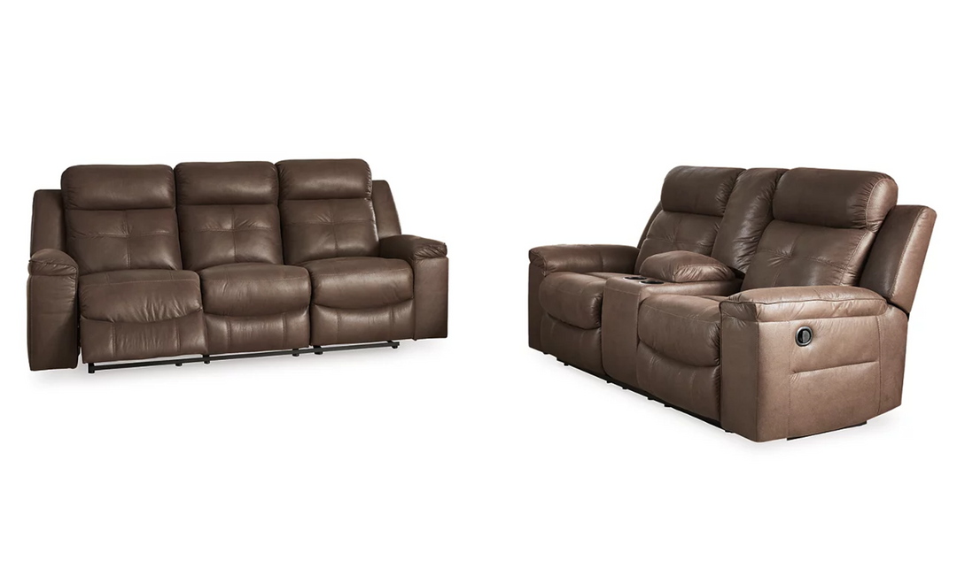 Jesolo Leather Recliner Living Room Set