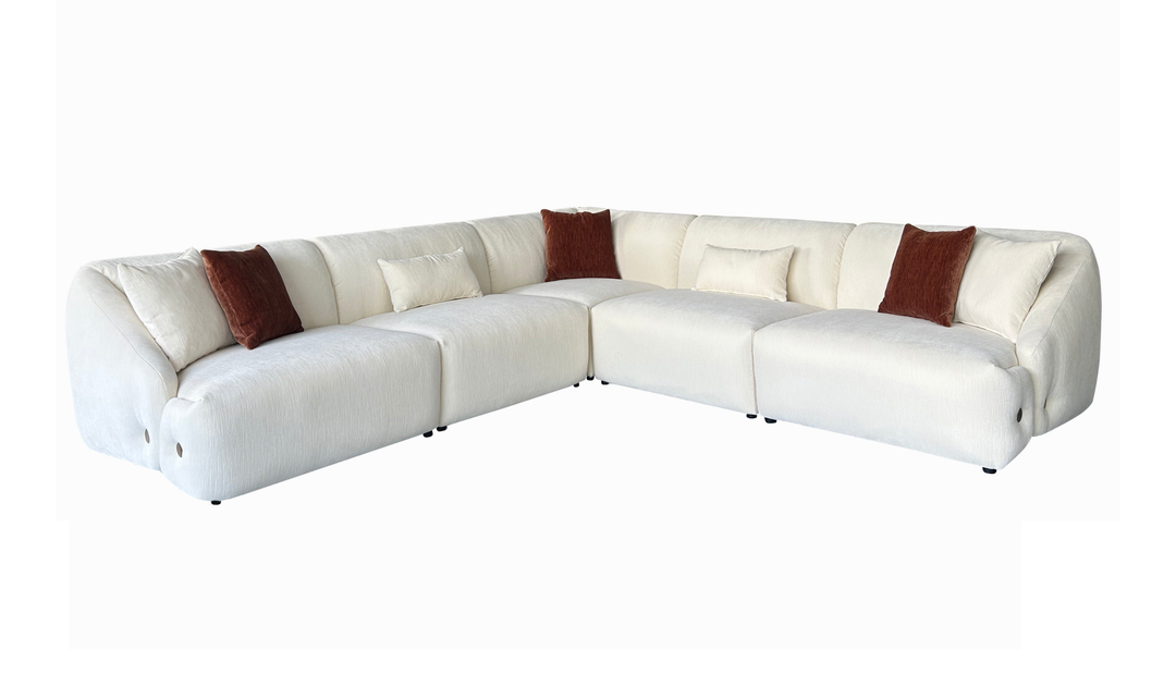 Klaussner Fairfax Fabric Modular Sectional Sofa