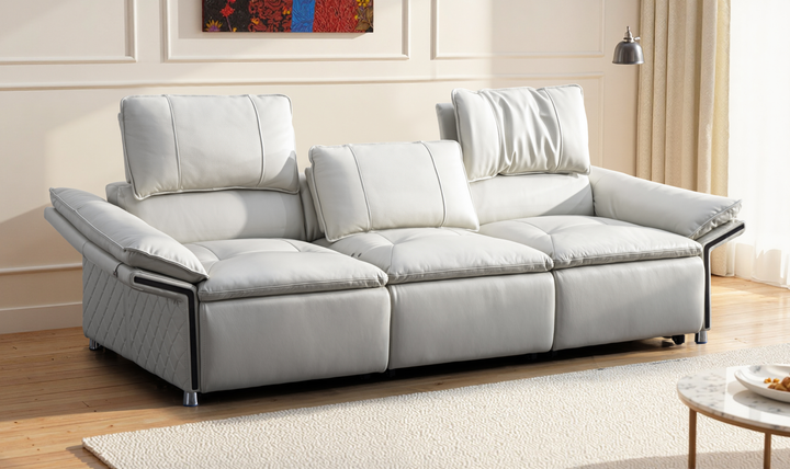 Klaussner Pagani 3 Piece Power Slider Sofa