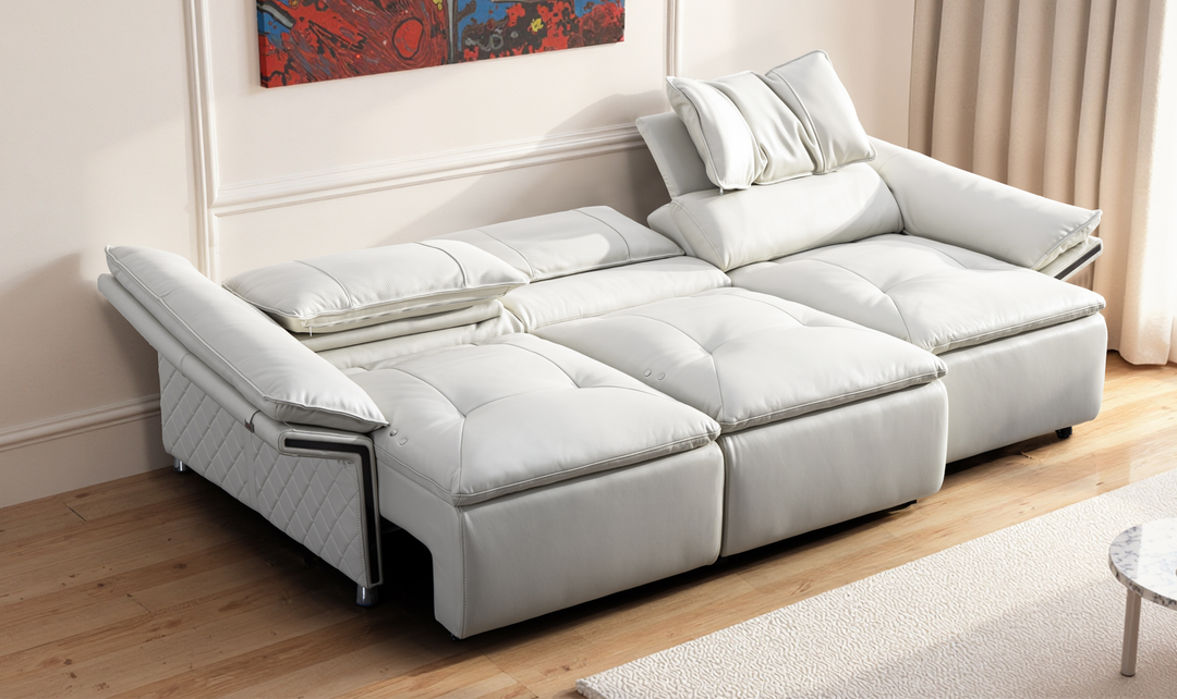 Klaussner Pagani 3 Piece Power Slider Sofa