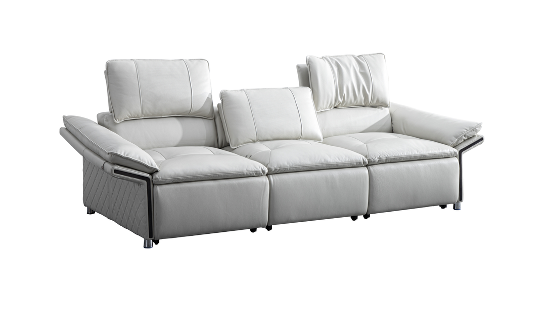 Klaussner Pagani 3 Piece Power Slider Sofa