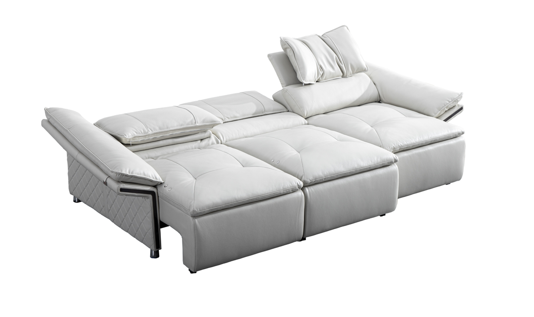 Klaussner Pagani 3 Piece Power Slider Sofa