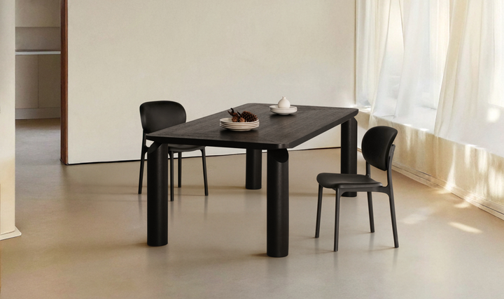 Klaussner LINEA Dining Table in Smoke Black-Jennifer Furniture