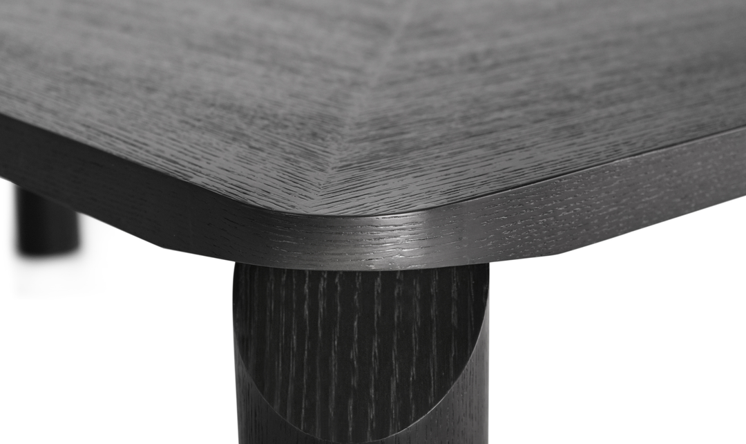 Klaussner LINEA Dining Table in Smoke Black