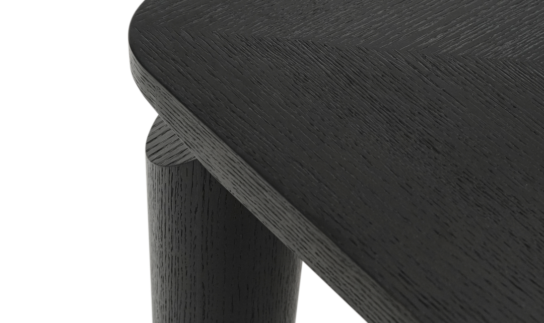 Klaussner LINEA Dining Table in Smoke Black