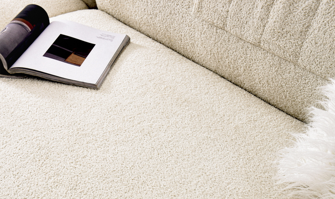 Klaussner Accordo Cream Fabric Sofa