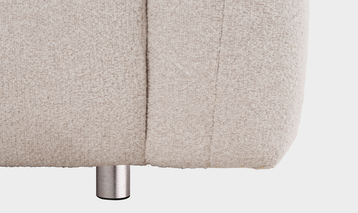 Klaussner Rilasso White Fabric Sofa