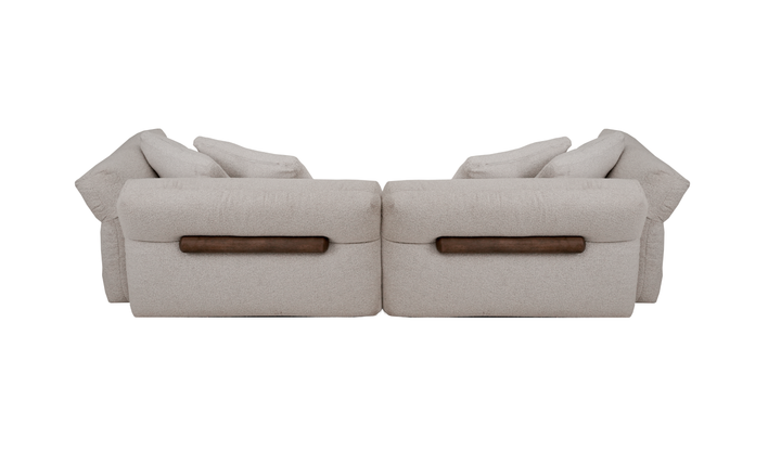 Klaussner Rilasso White Fabric Sofa