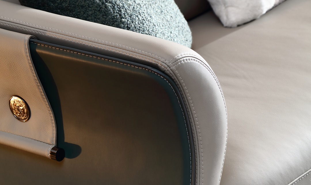 Klaussner Reverie 2-Seater Beige Leather Sofa