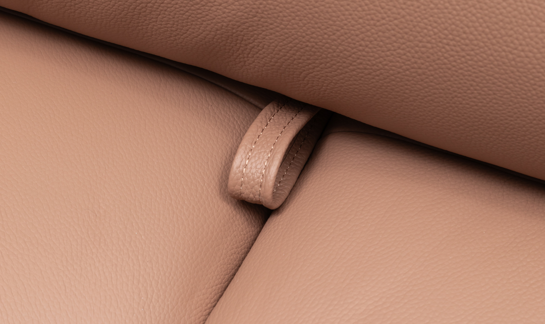 Klaussner Altavero Stationery Sofa With Deep Seating & Adjustable Headrest