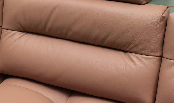 Klaussner Altavero Stationery Sofa With Deep Seating & Adjustable Headrest