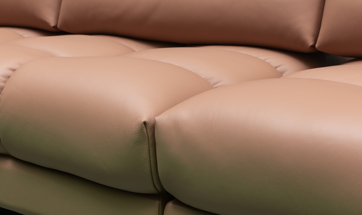 Klaussner Altavero Stationery Sofa With Deep Seating & Adjustable Headrest