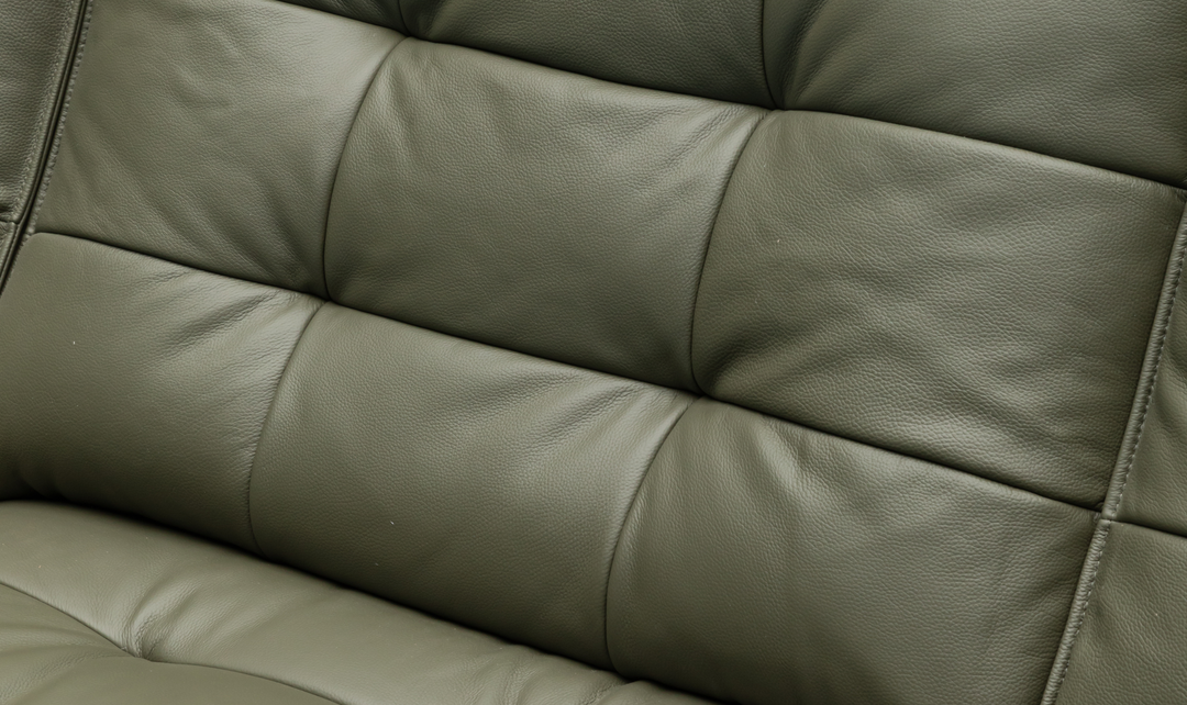 Klaussner Sky leather Sectional Sliding Seats Sofa