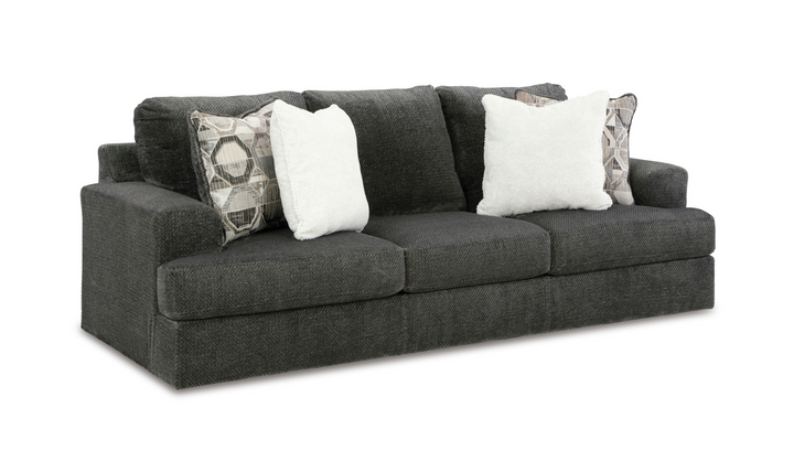 Karinne 3 Seater Fabric Sofa With Accent Pillow