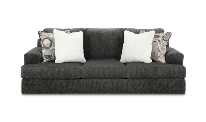 Karinne 3 Seater Fabric Sofa With Accent Pillow