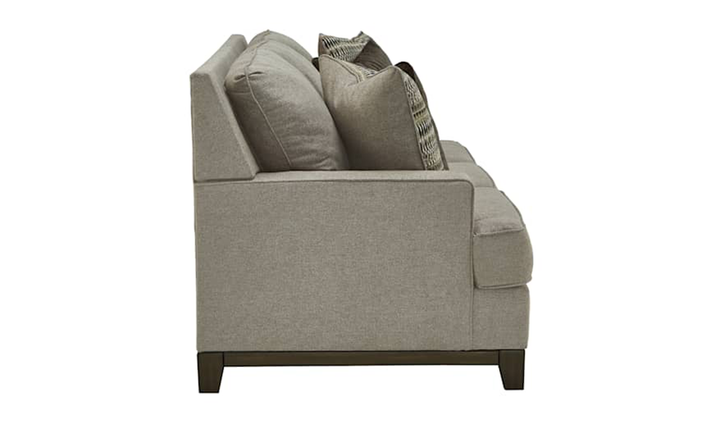 Modern Heritage Kaywood 3-Seater Fabric Sofa in Granite Gray