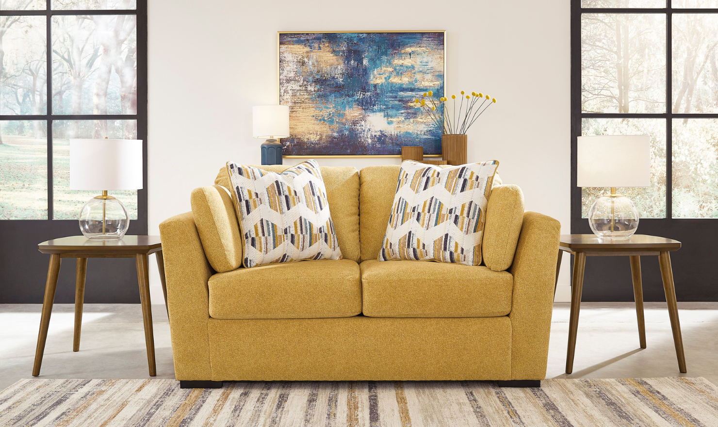 Keerwick 2 Piece Living Room Set With Reversible Seat