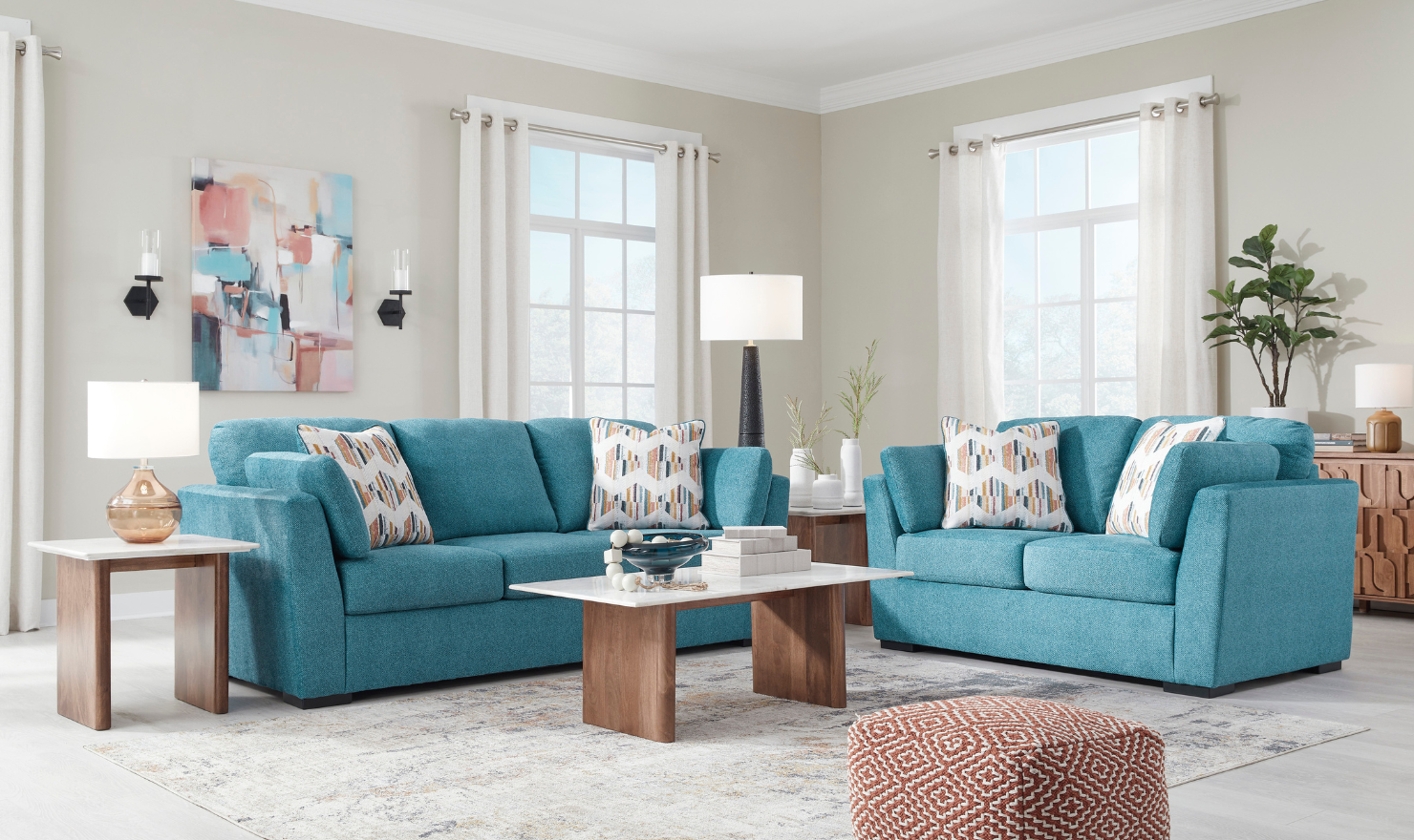 Keerwick 2 Piece Living Room Set With Reversible Seat