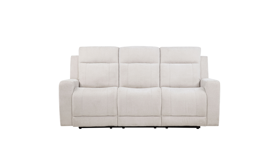 Modern Heritage Kennett Chenille Fabric Power Reclining Sofa