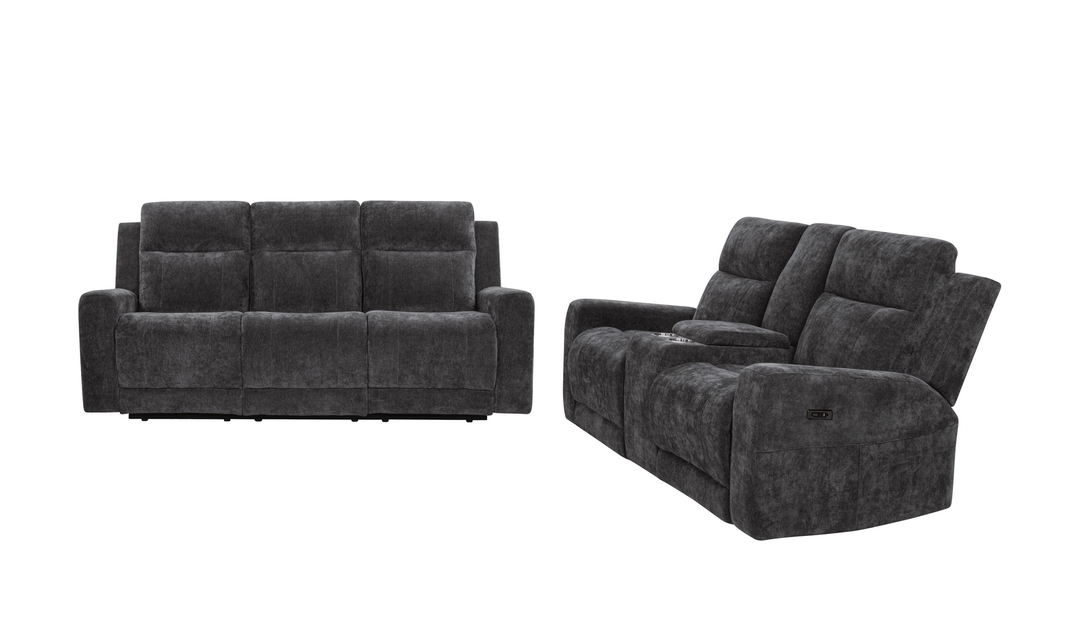 Modern Heritage Kennett Fabric Power Reclining Living Room Set
