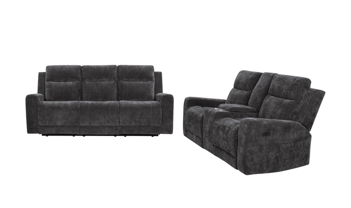 Modern Heritage Kennett Fabric Power Reclining Living Room Set