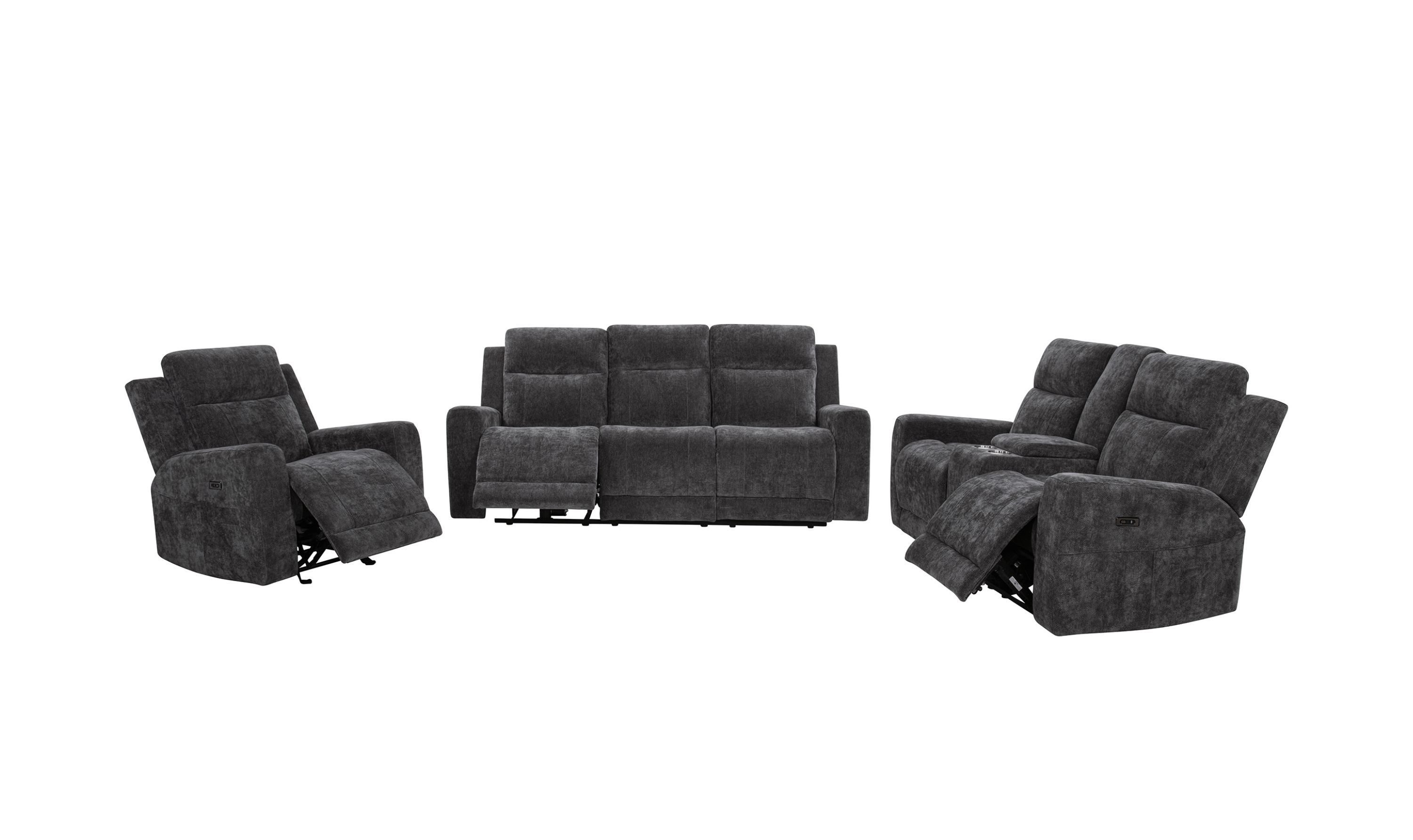 Modern Heritage Kennett Fabric Power Reclining Living Room Set