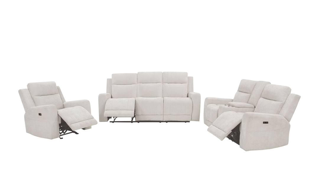 Modern Heritage Kennett Fabric Power Reclining Living Room Set