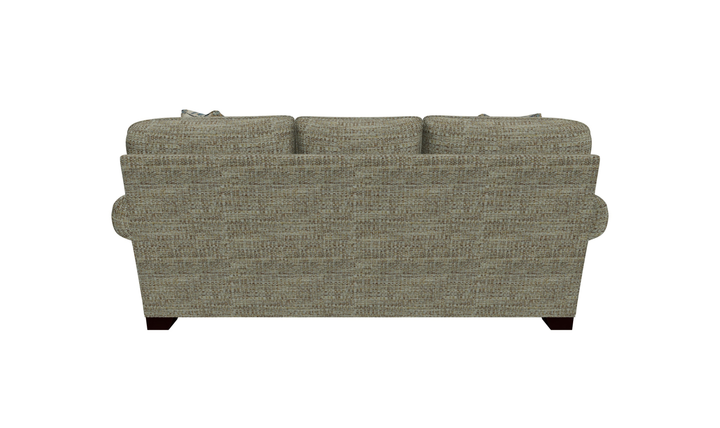 Klaussner Parkston Fabric Traditional Rolled Arm Sofa with Nailhead Trim
