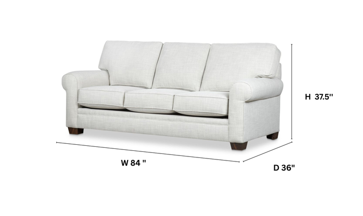 Klaussner Addison Fabric Queen Sleeper Sofa-Jennifer Furniture