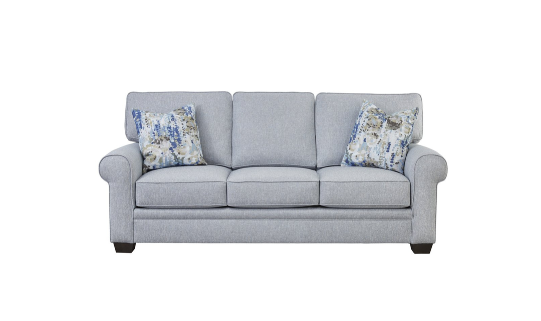 Klaussner Addison Three-Seater Sofa with Rolled Arms-Jenniferfurniture