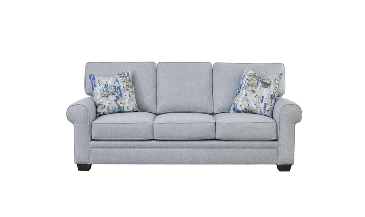 Klaussner Addison Three-Seater Sofa with Rolled Arms-Jenniferfurniture