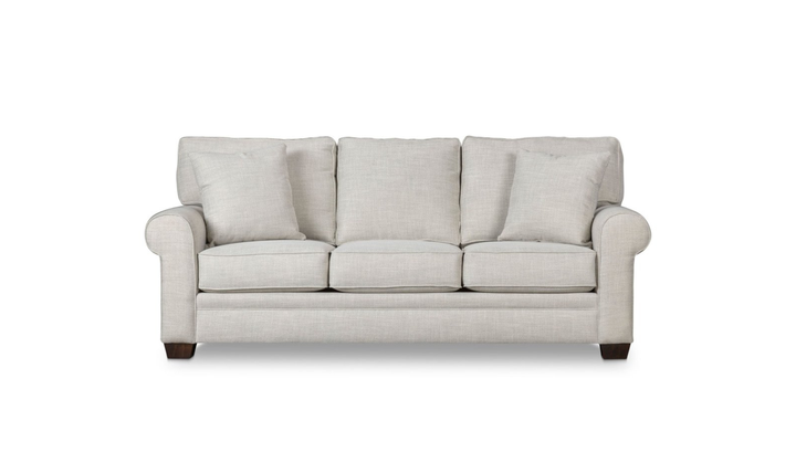 Klaussner Addison Three-Seater Sofa with Rolled Arms-Jenniferfurniture