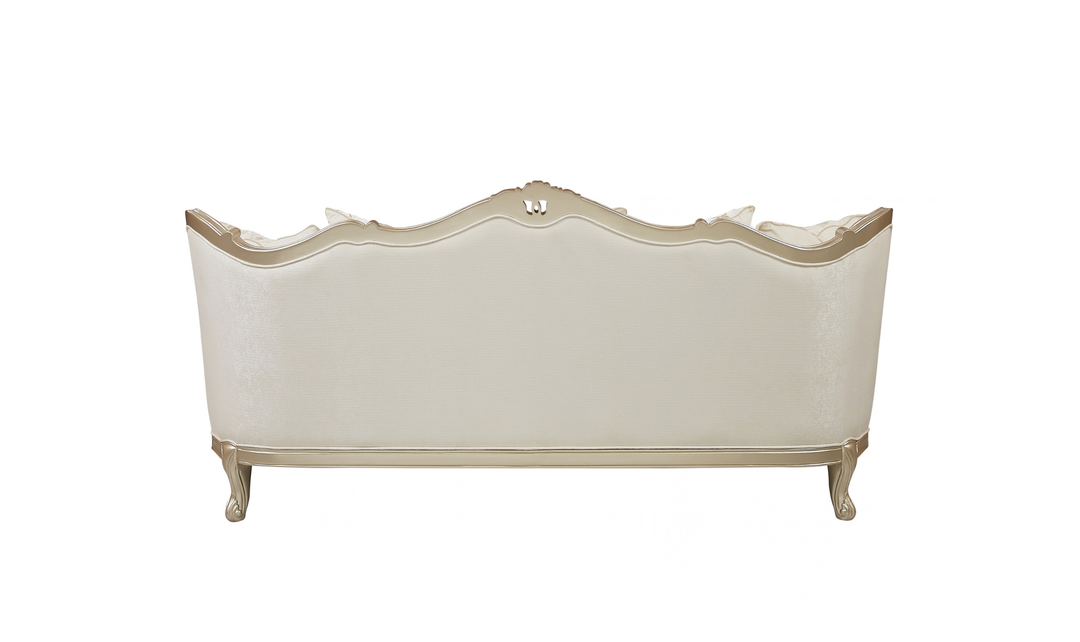 Klaussner Aeon Fabric Luxury Classic 3- Seater Sofa in Champagne Gold
