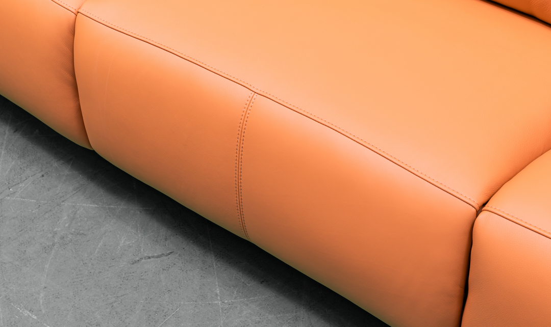 Klaussner Alessandro 3-Seater Leather Power Recliner Sofa