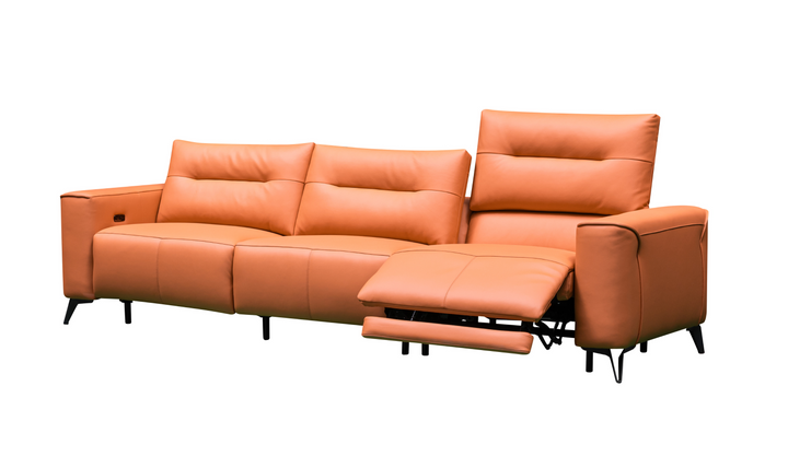 Klaussner Alessandro 3-Seater Leather Power Recliner Sofa