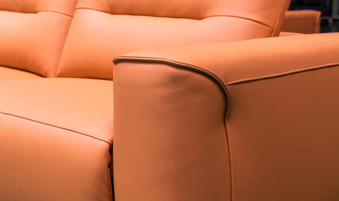Klaussner Alessandro 3-Seater Leather Power Recliner Sofa