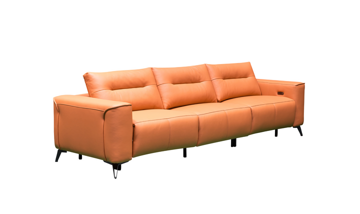 Klaussner Alessandro 3-Seater Leather Power Recliner Sofa