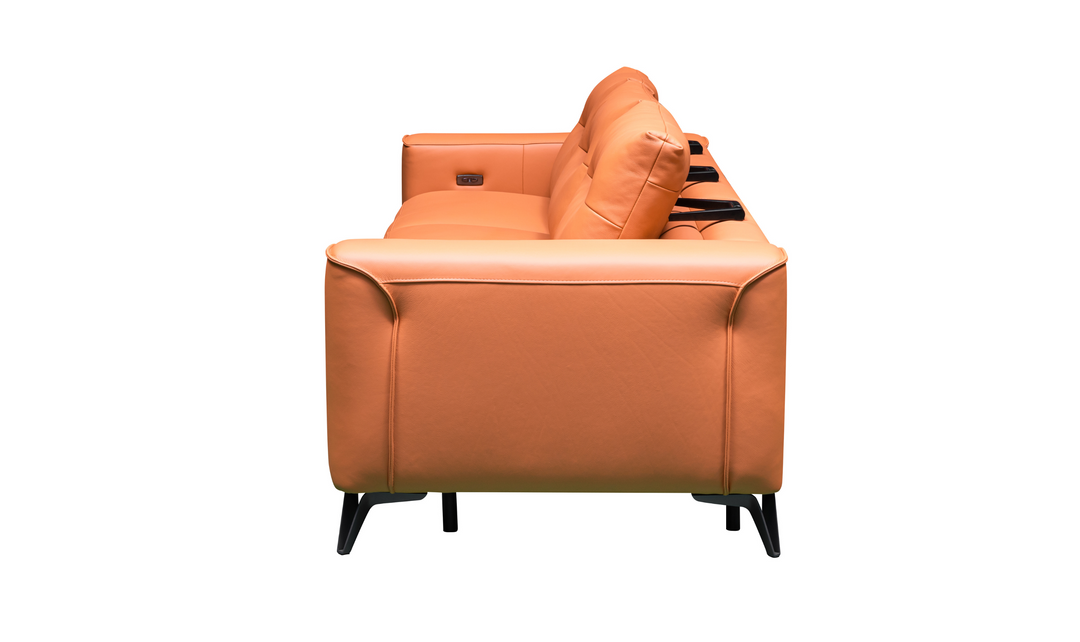 Klaussner Alessandro 3-Seater Leather Power Recliner Sofa
