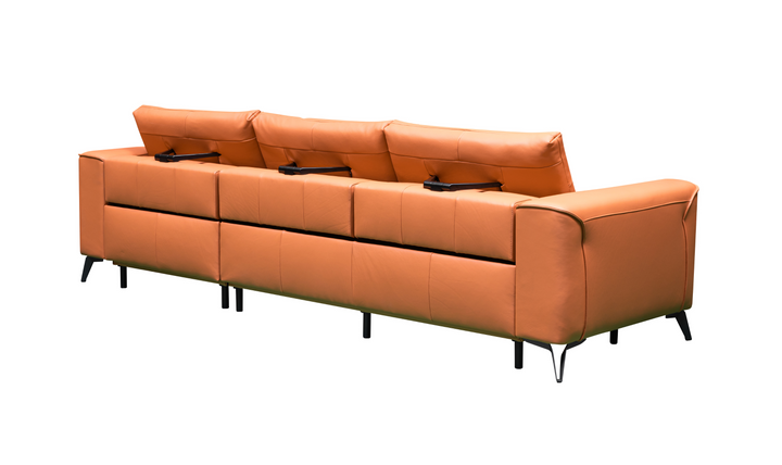 Klaussner Alessandro 3-Seater Leather Power Recliner Sofa