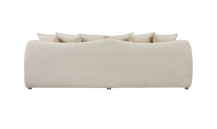 Klaussner Amarylis Extra-Large Four Seater Sofa in Champagne Gold Finish