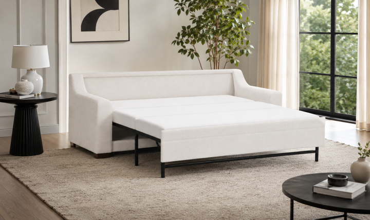 American Leather Alora Comfort Sleeper Sofa with Slope Arms