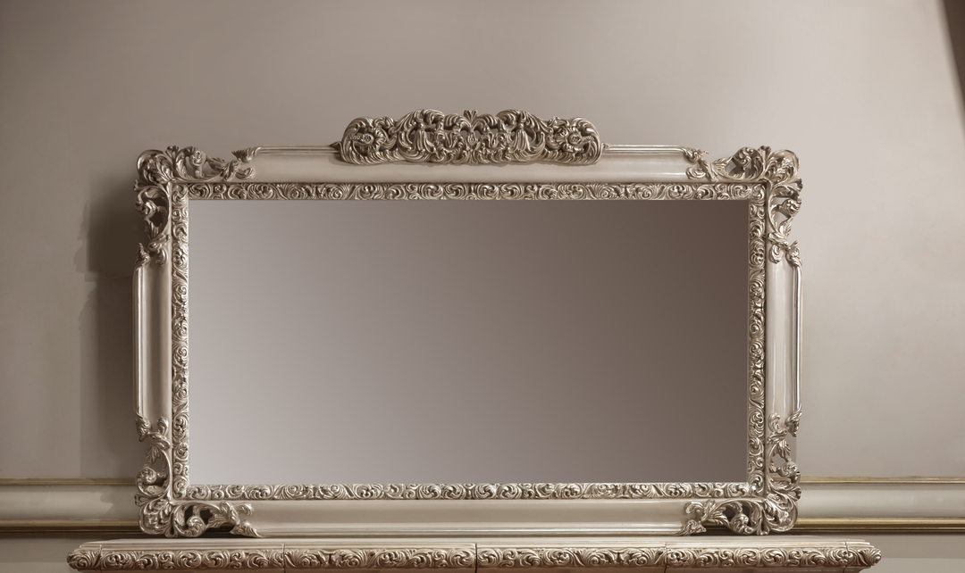 Klaussner Anna Luxury Carved Wall Mirror with Classic Detailing-JenniferFurniture