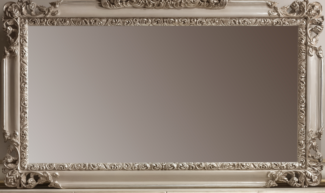 Klaussner Anna Luxury Curved Wall Mirror with Classic Detailing