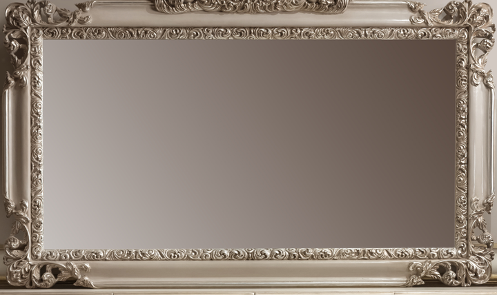 Klaussner Anna Luxury Curved Wall Mirror with Classic Detailing