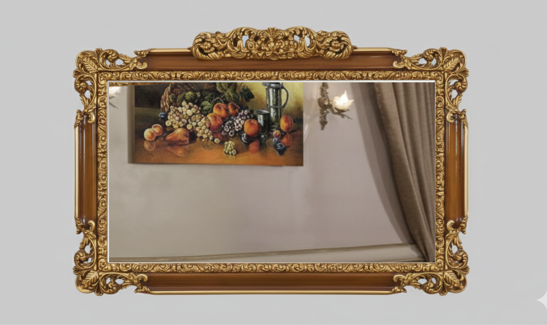 Klaussner Anna Luxury Carved Wall Mirror with Classic Detailing-JenniferFurniture